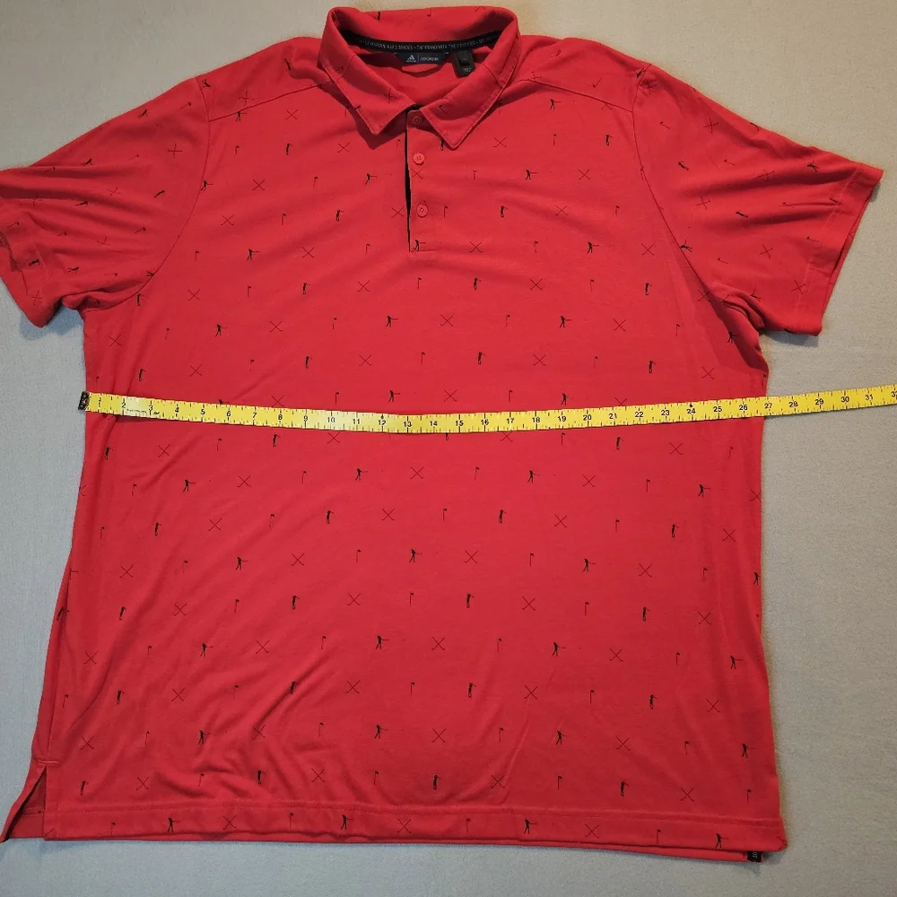 Adidas Adicross Men's Red Polo Shirt 2XL‎